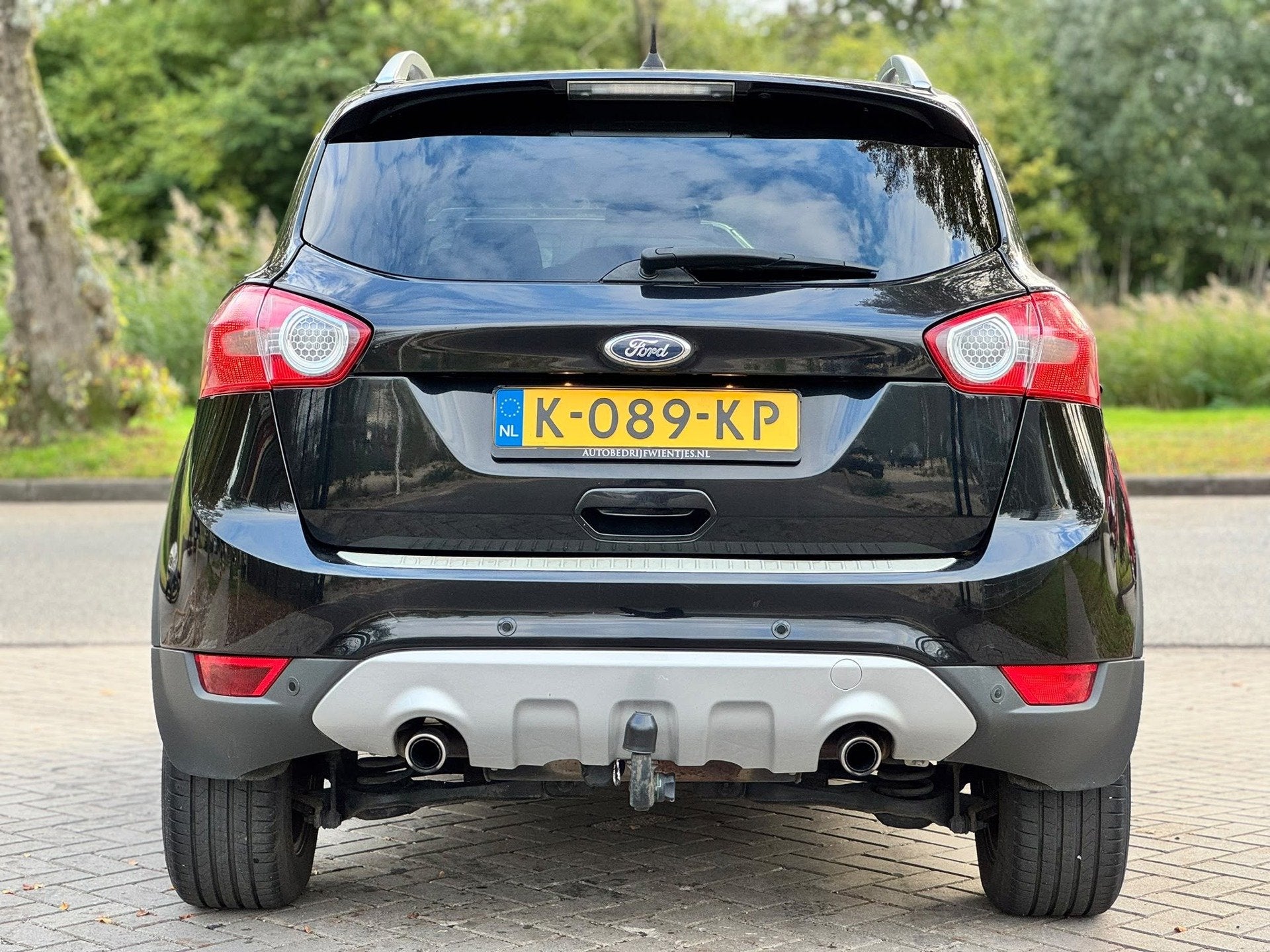 Ford Kuga 2.5 20V Titanium|200PK|AWD|AUT|NAVI|PSENSOR|TREKHA, Auto's, Automaat, 1553 kg, Leder en Stof, 10 km/l