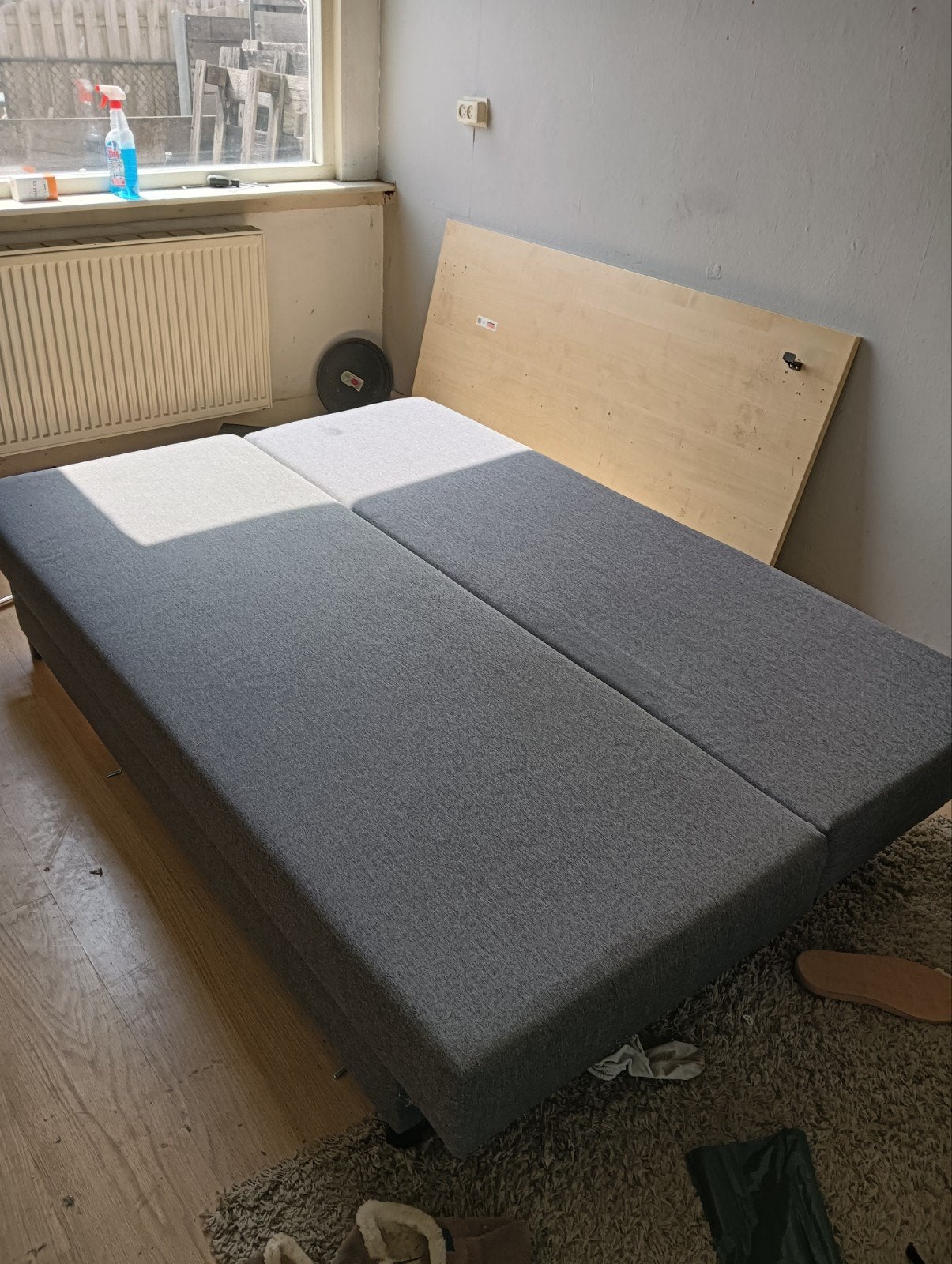 Slaapbank, Ophalen, Gebruikt, Tweepersoons, 140 cm