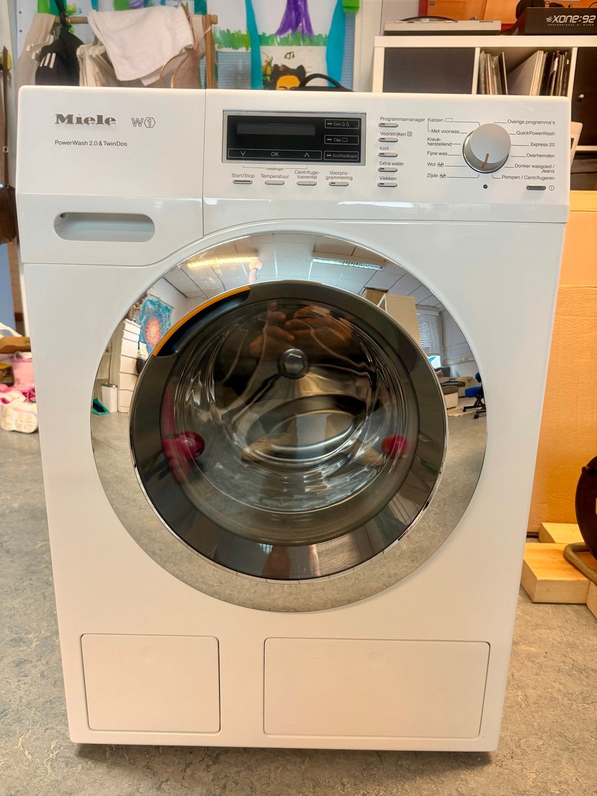 Miele W1 PowerWash 2.0 & TwinDos - 8 kg | 1600 tpm, Ophalen, 8 tot 10 kg, Voorlader, 85 tot 90 cm