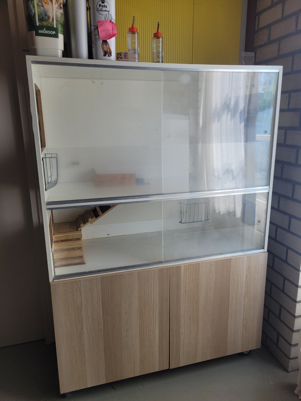 Mooie, ruime cavia flat / verblijf / kooi + opbergruimte, Dieren en Toebehoren, Knaagdieren en Konijnen | Hokken en Kooien, Ophalen