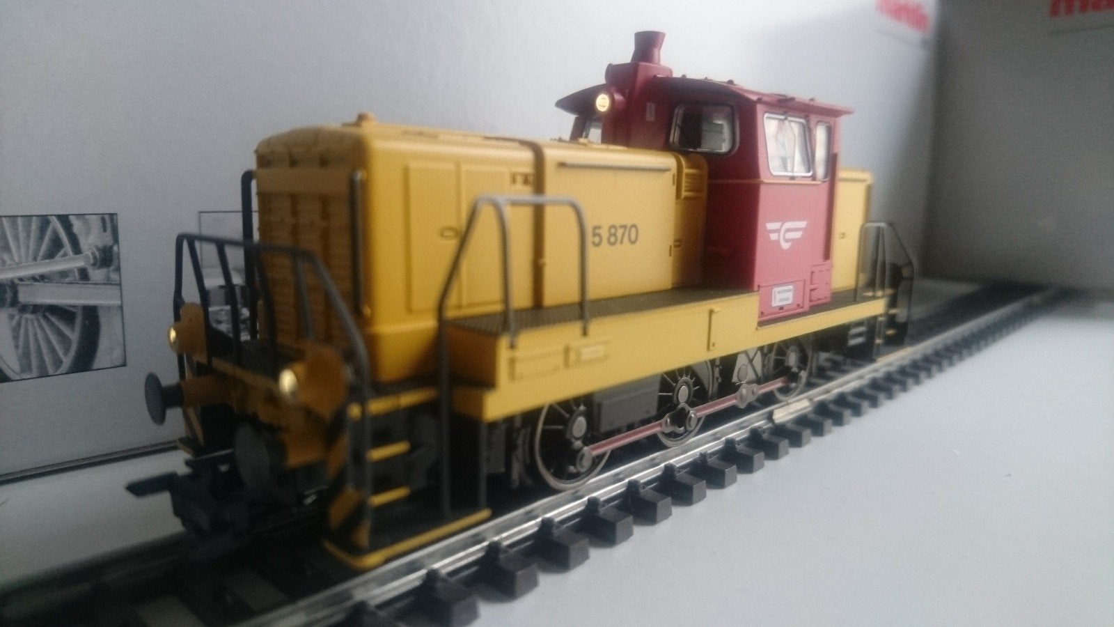 Marklin - Diesellocomotief Di5 (NSB) - MfxPlus+Geluid+Telex, Ophalen, Wisselstroom, Locomotief, Zo goed als nieuw