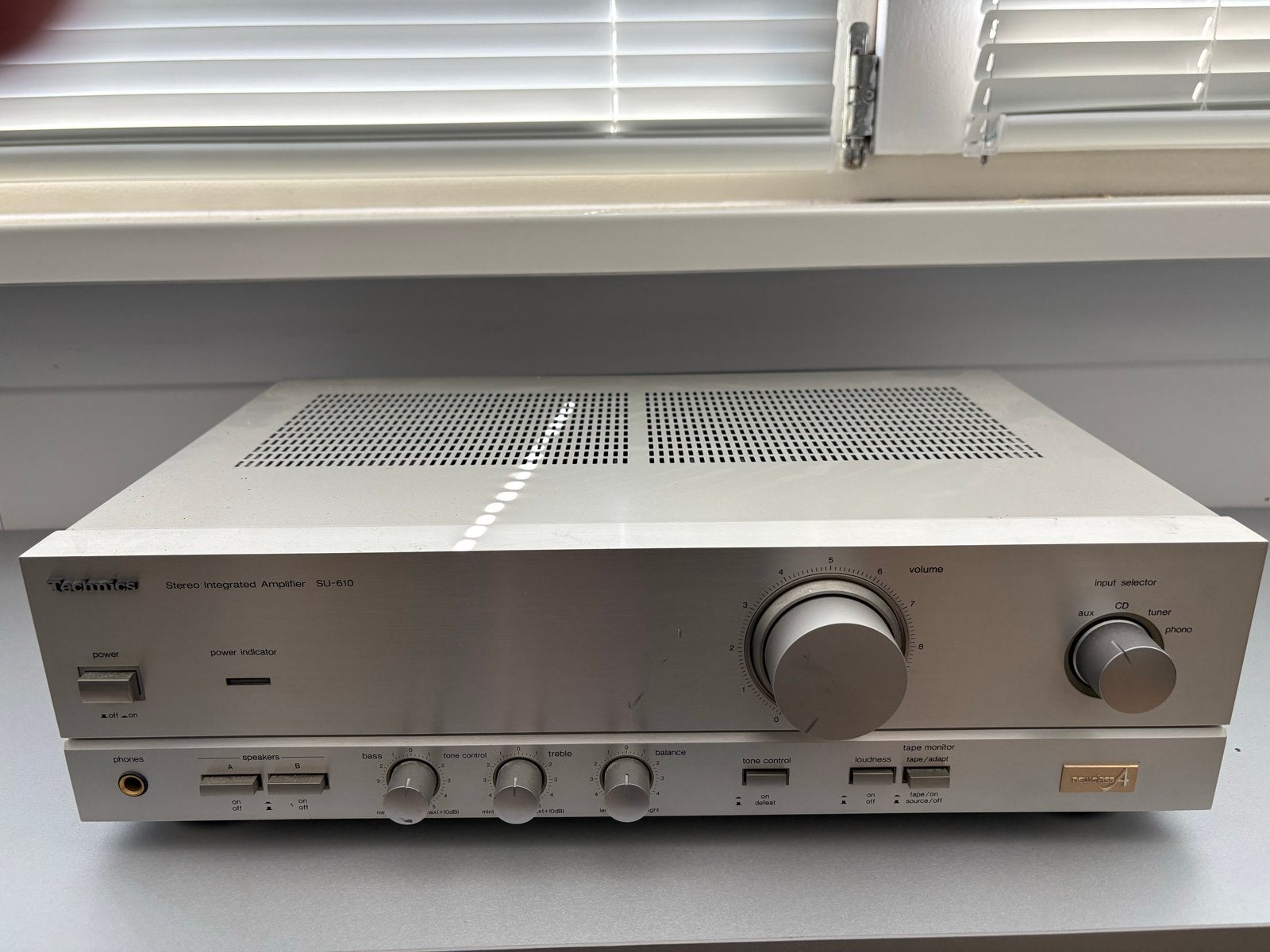 Technics SU-610 werkend Stereo Geïntegreerde Versterker, Overige merken, Gebruikt, Verzenden, 60 tot 120 watt