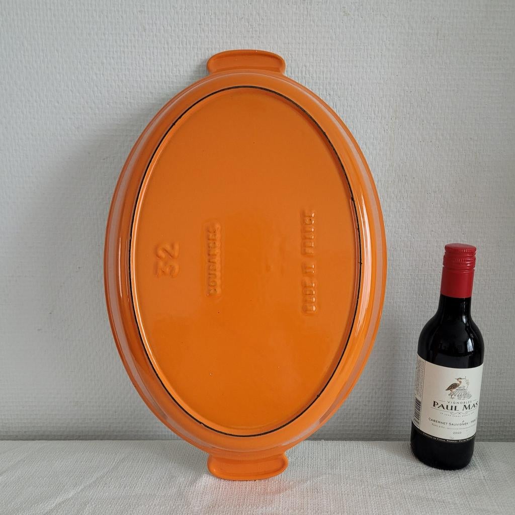 Cousances le creuset gietijzer emaille braadslee ovenschaal, Huis en Inrichting, Gebruikt, Ophalen of Verzenden, Koekenpan of Braadpan