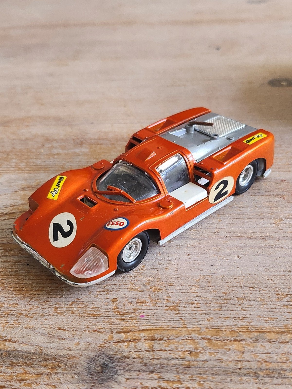 1969 Gama mini #9604 Chevy Chaparral (oranje versie), Ophalen of Verzenden, Gebruikt, Auto, Gama