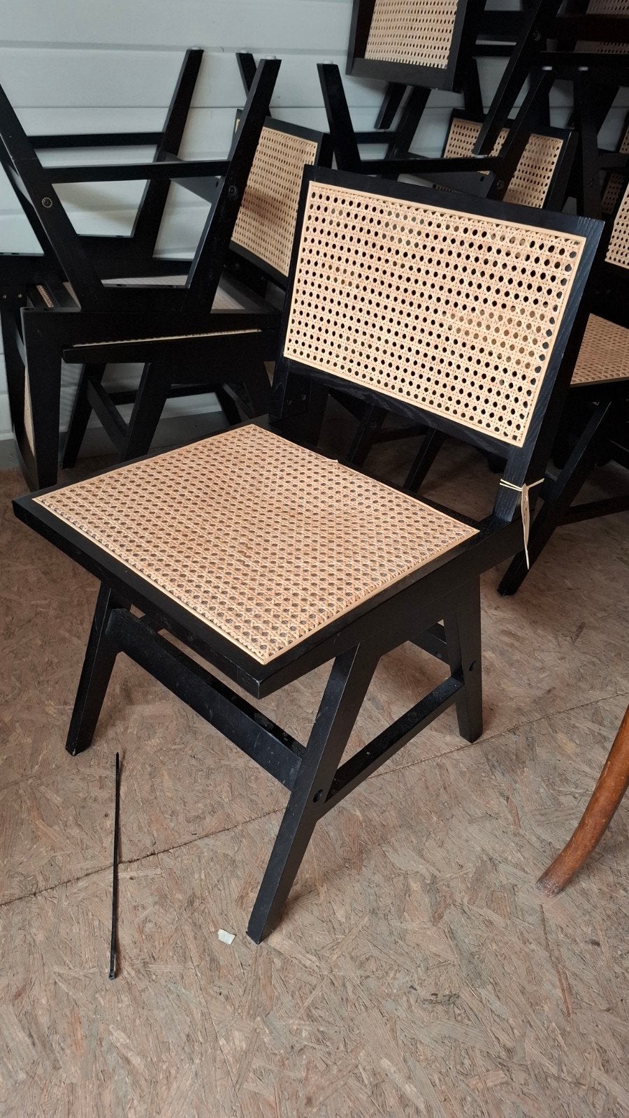 20 bohemian horeca webbing design stoelen TRENDY hout design, Ophalen of Verzenden