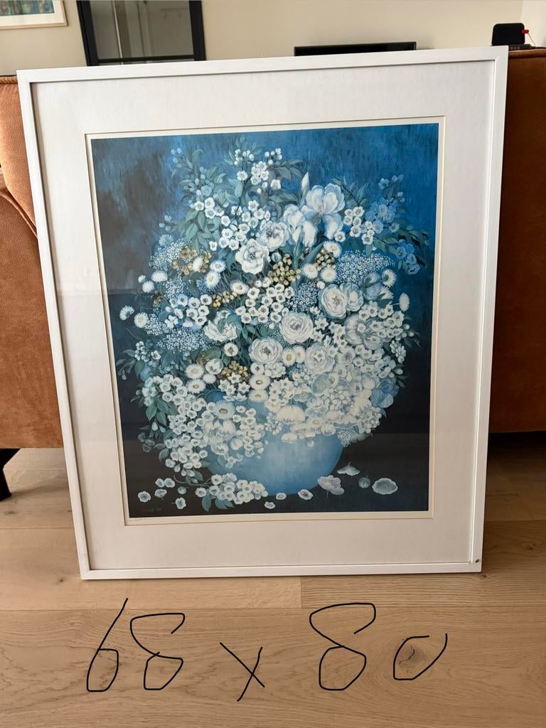 Fleurig schilderij, Antiek en Kunst, Ophalen of Verzenden