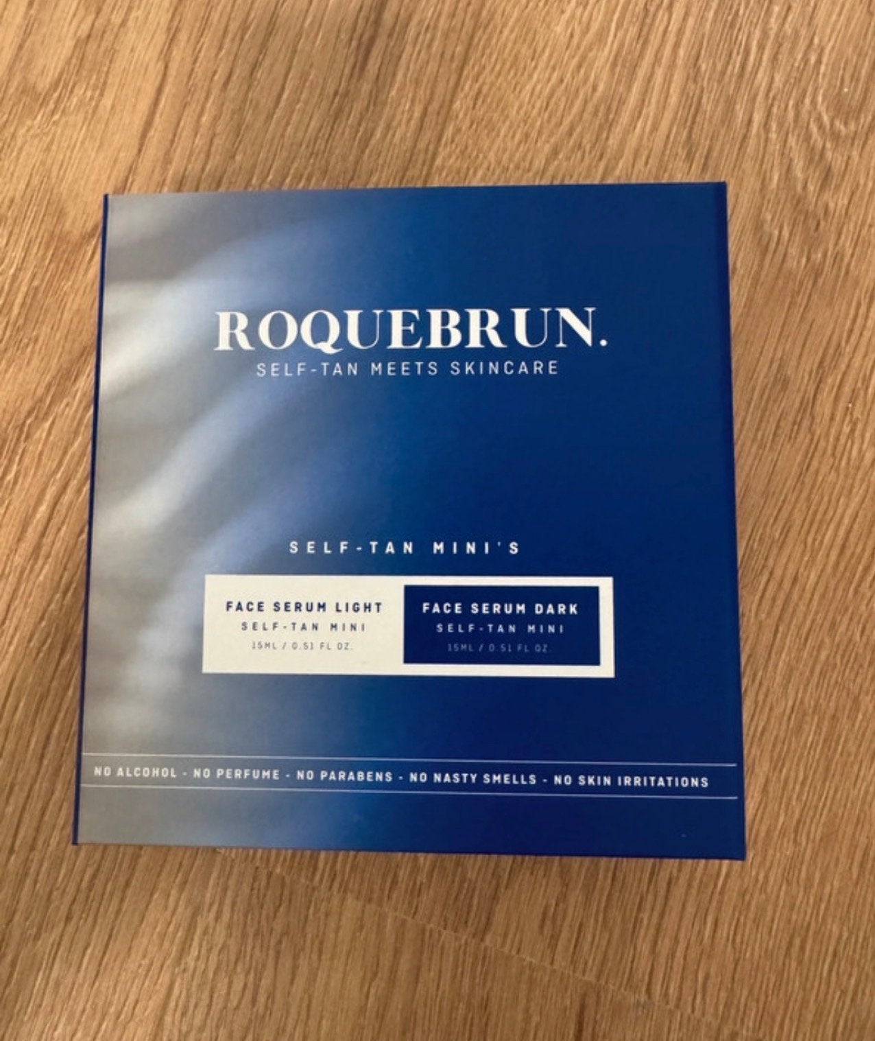 Roquebrun Self-Tan Mini's - Face Serum Light & Dark, Verzenden, Nieuw, Overige typen