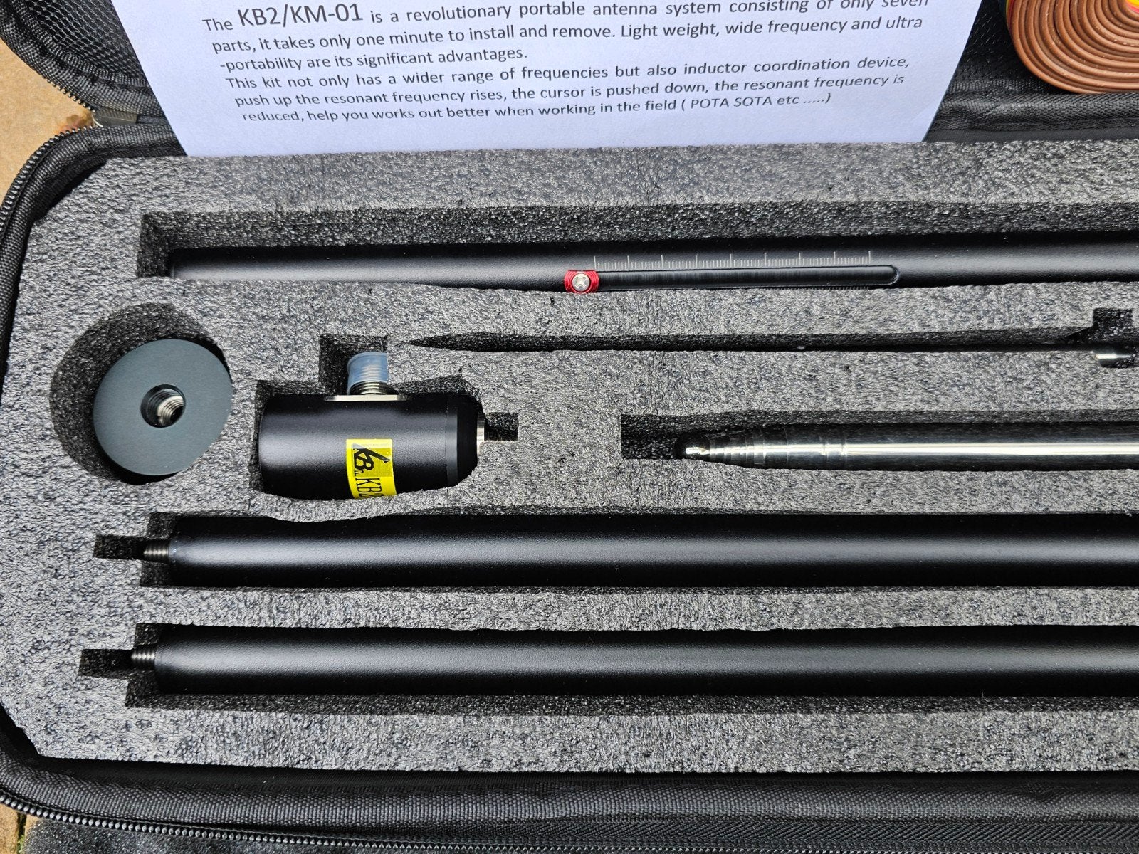 Kb2 km1 antenna vertical 5-50MHz, Ophalen of Verzenden, Nieuw, Antenne