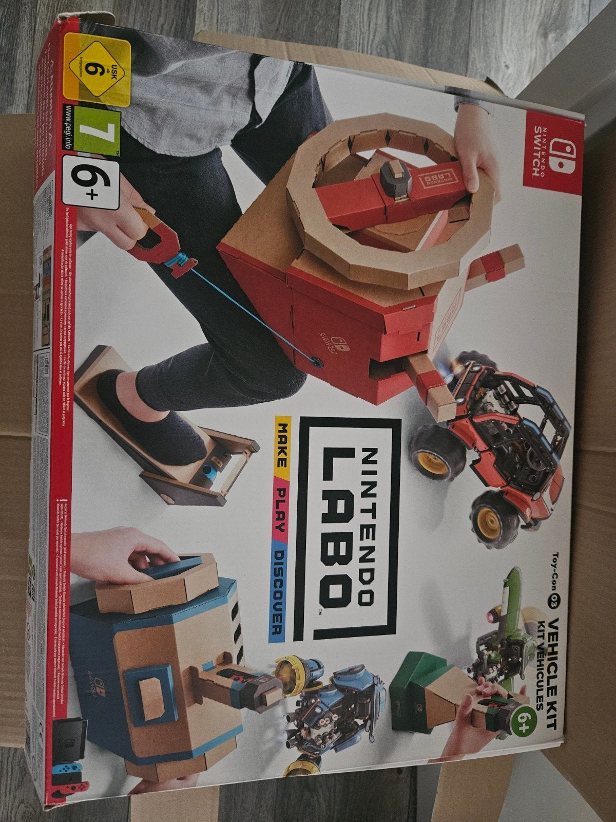 Nintendo  Switch Labo Vehicle Kit - Zo goed als nieuw, Met games, Ophalen of Verzenden, Zo goed als nieuw, Zonder controller