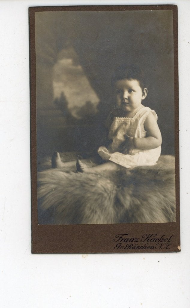 g103; Peuter op CDV, Verzamelen, Verzenden, Voor 1940, Gebruikt, Kind