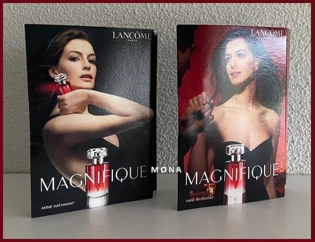 Magnifique set 2 parfum samples proefjes testers monsters, Verzamelen, Verzenden, Nieuw, Proef of Tester, Gevuld