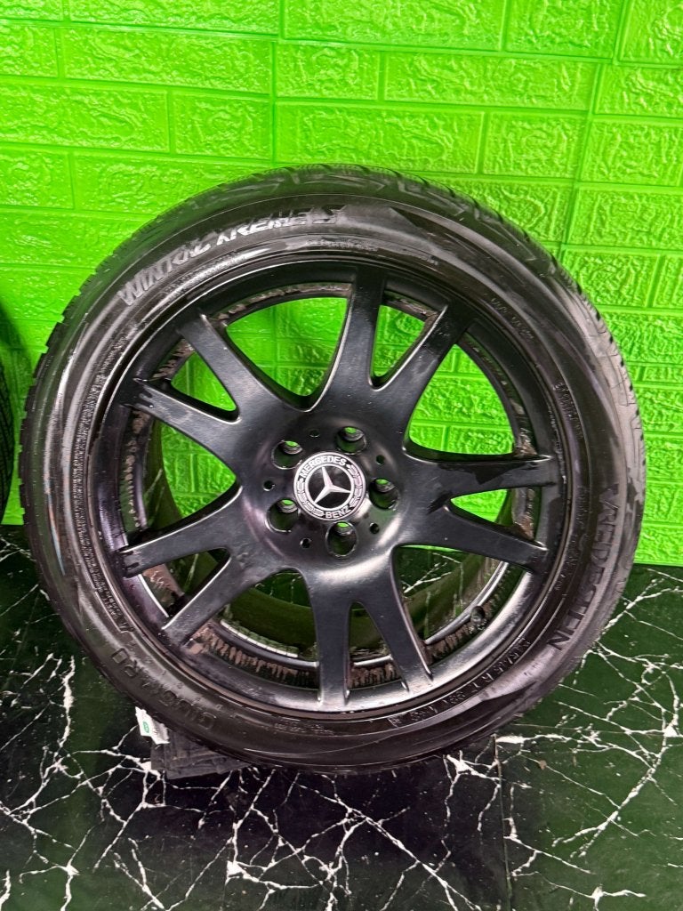 Originele Mercedes CLS-klasse velgen 17" 5x112 W219 winter, Auto-onderdelen, Banden en Velgen, Niet ingevuld, Banden en Velgen