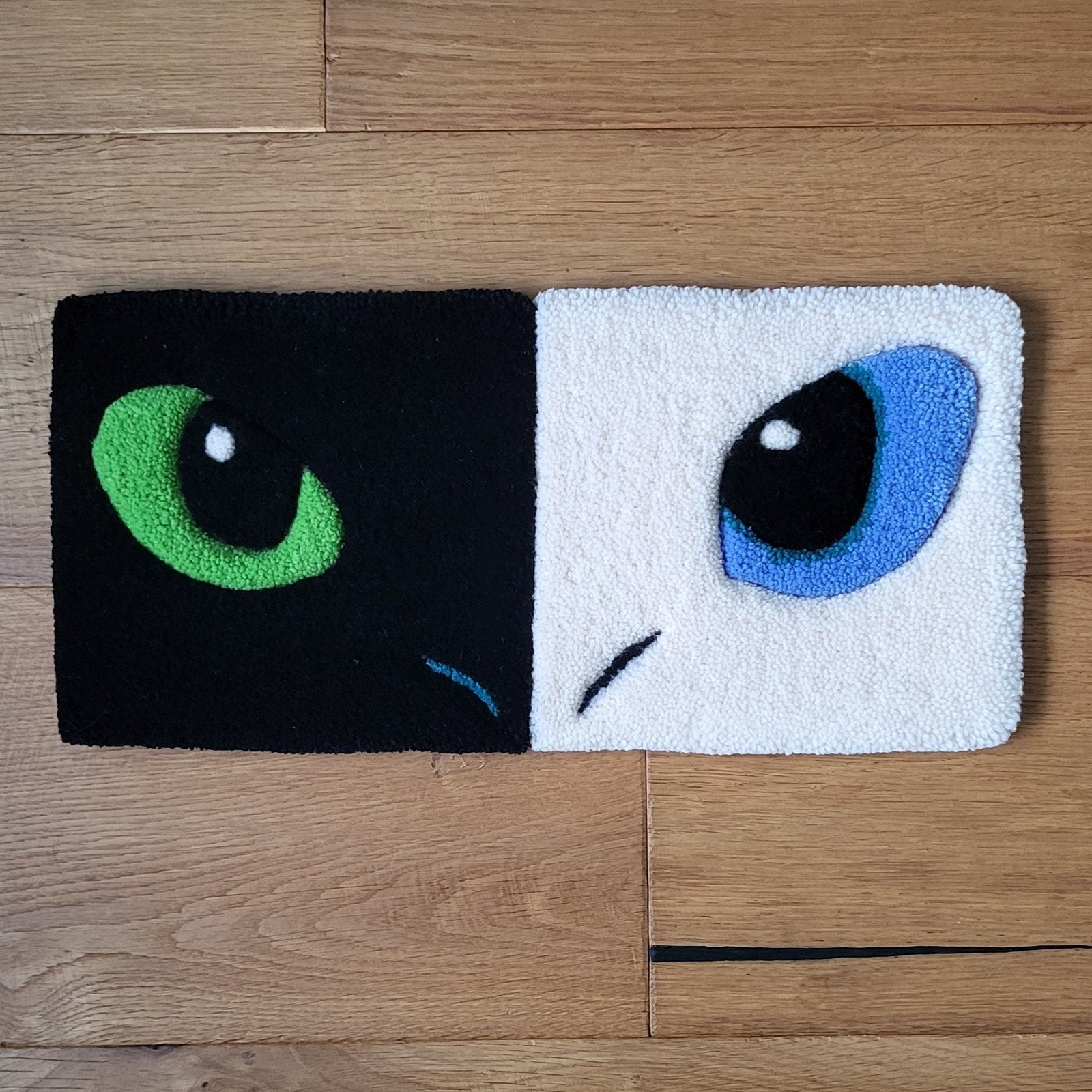 Toothless, handgemaakt tapijt, tufting rug, wollen garen, Ophalen of Verzenden