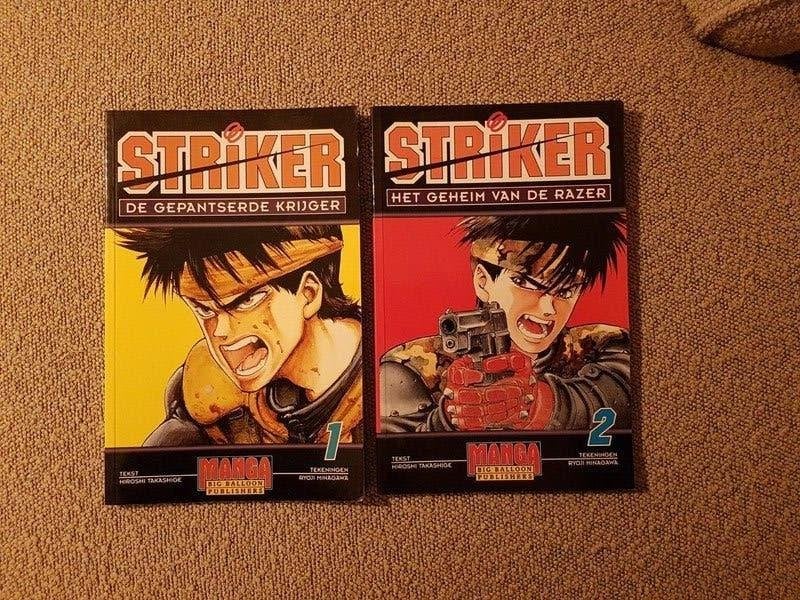 Striker vols. 1-2, Gelezen, Ophalen of Verzenden, Japan (Manga), Meerdere comics