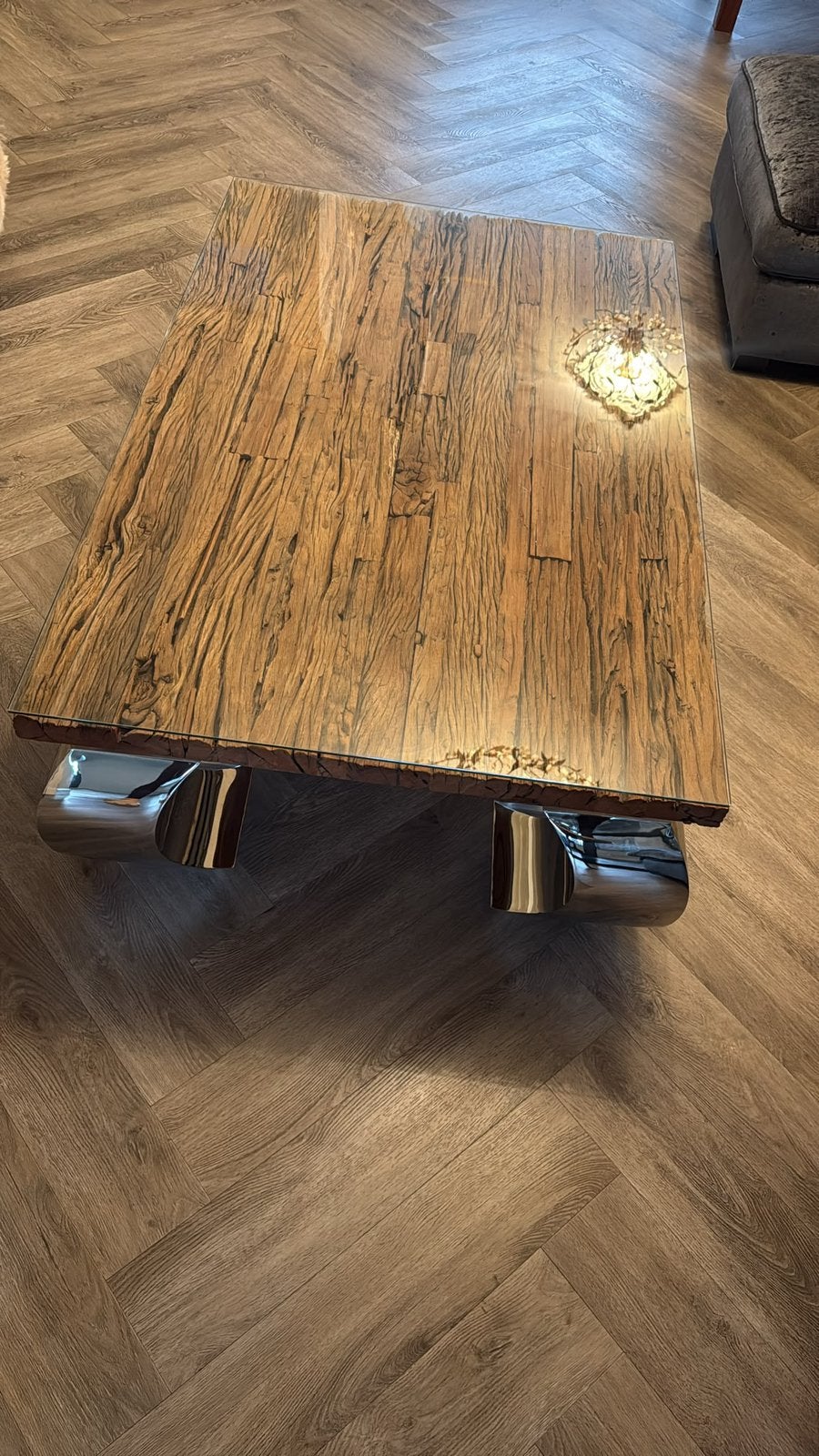 Richmond interiors salontafel, Ophalen, 100 tot 150 cm, 50 tot 100 cm, Zo goed als nieuw