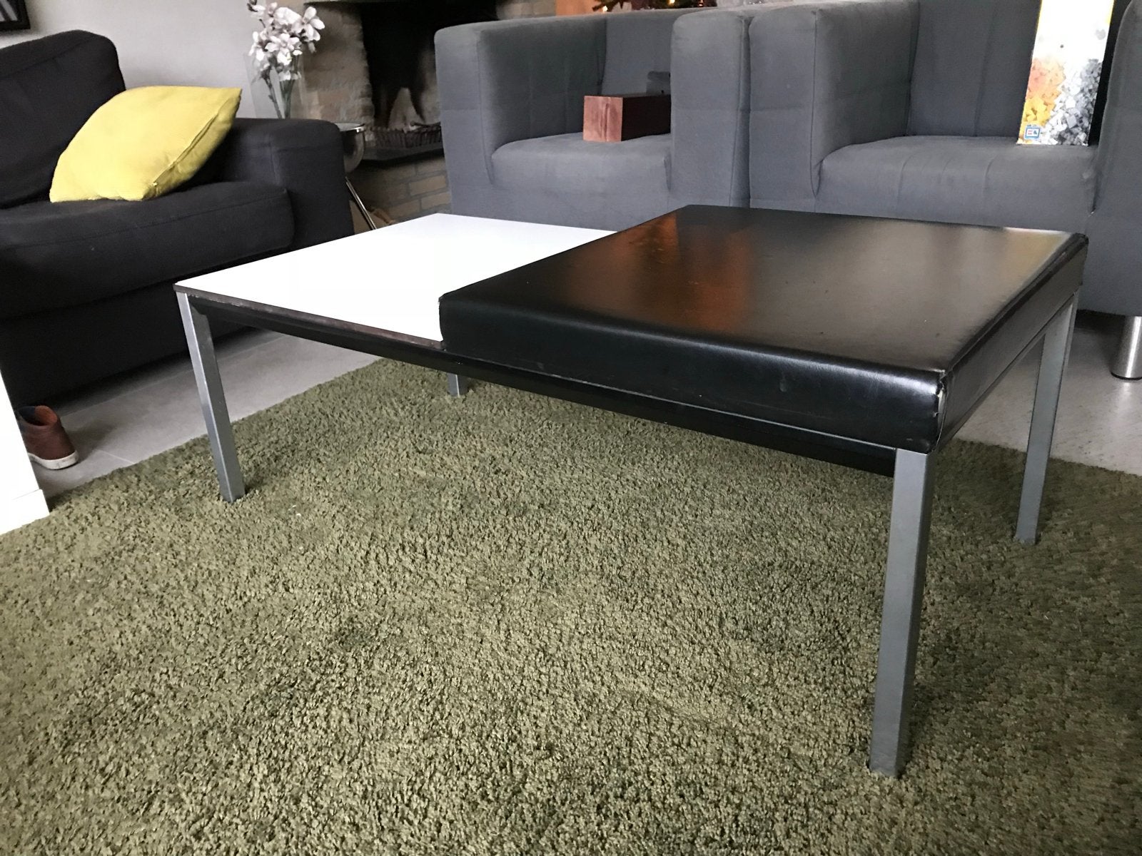 Friso Kramer Ahrend de Cirkel Industriële Vintage Tafel/Bank, Ophalen, Gebruikt, 100 tot 150 cm, Metaal