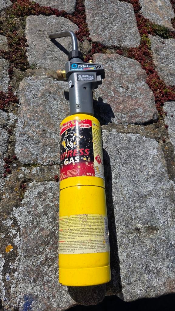 Brander Turbo Lite TX-504 - Goede gasbrander te koop, Doe-het-zelf en Verbouw, Gereedschap | Overige machines, Gebruikt, Ophalen of Verzenden