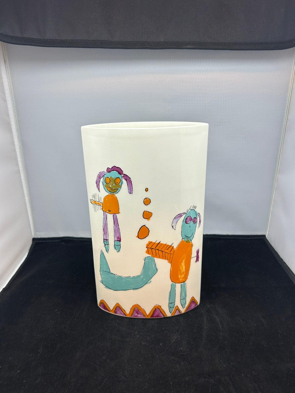 Schoonhoven Keramiek vaas Hedi Koch Abrona design 2005, Ophalen, Zo goed als nieuw, Steen/keramiek, 27 cm