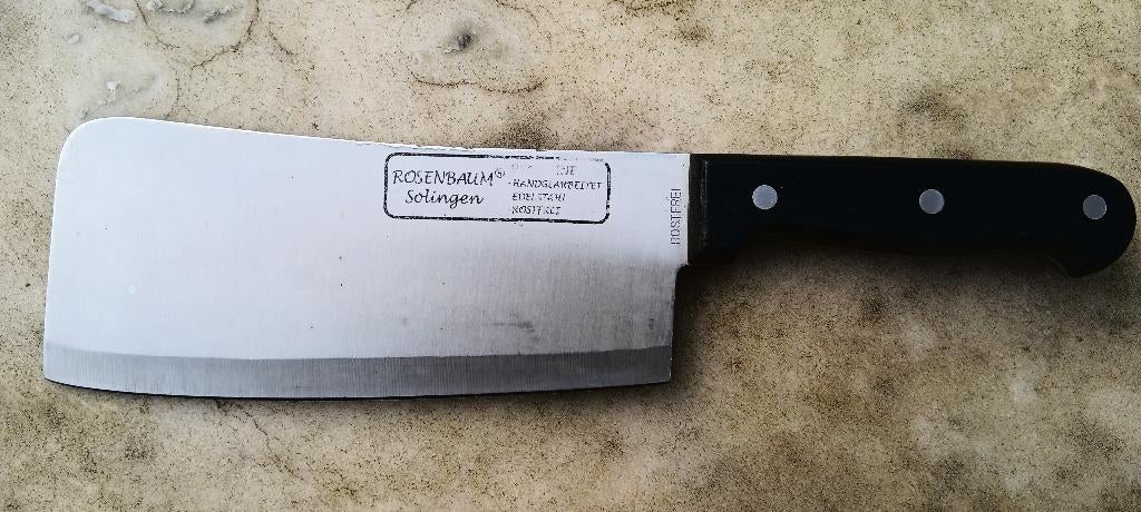 Keukenbijl ROSENBAUM Solingen Profiline, Huis en Inrichting, Keuken | Bestek, Ophalen of Verzenden, Zo goed als nieuw, Rvs of Chroom