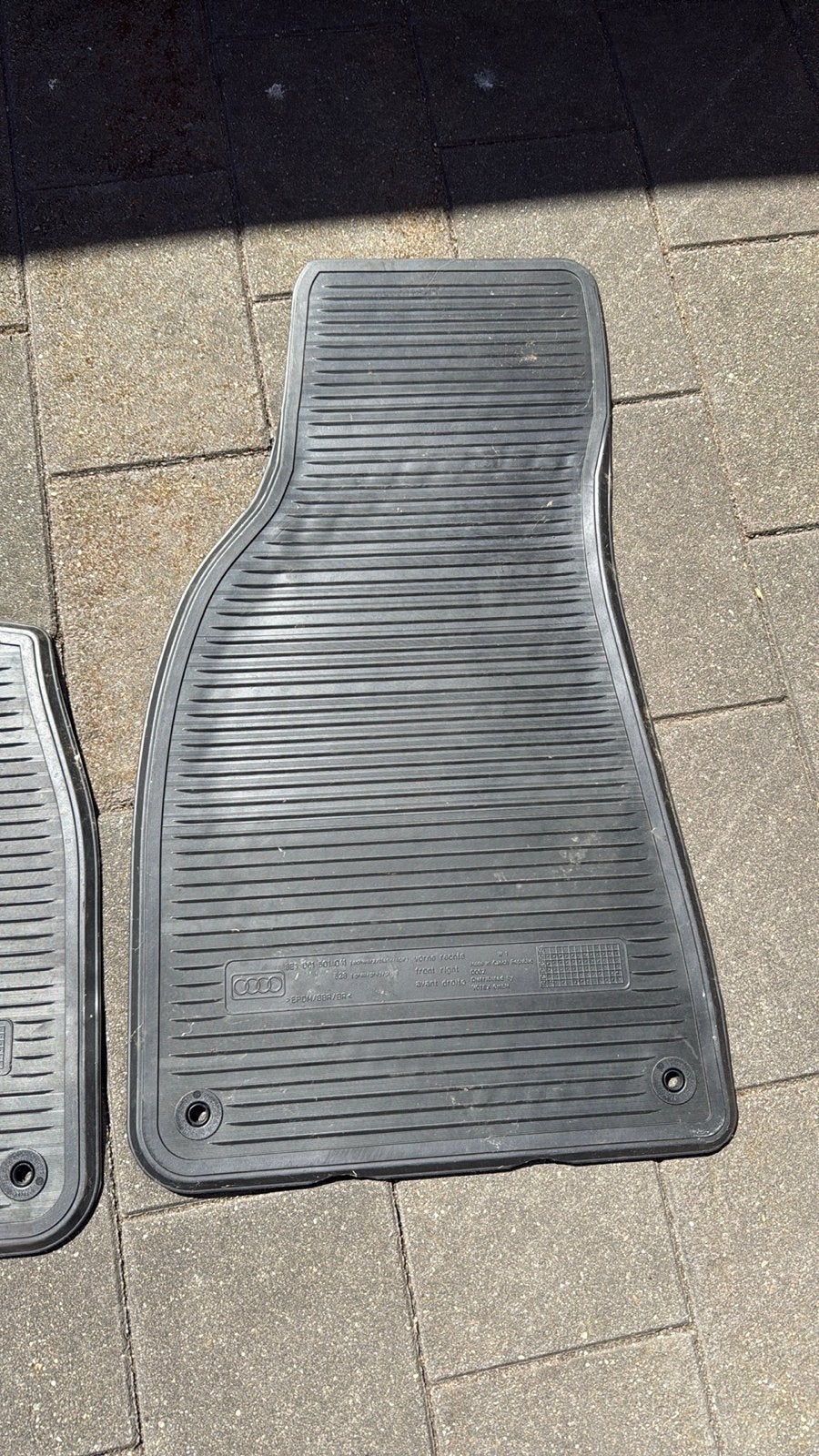 Originele Audi A4 Wintermatten - Rubber, Ophalen, Gebruikt