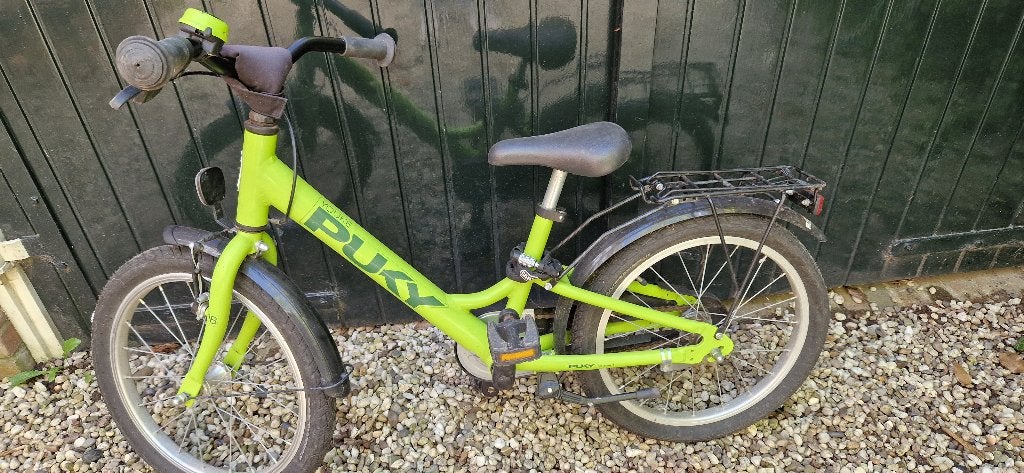 Kinderfiets Puky Youke 12 Inch Groen, Ophalen, Gebruikt, Terugtraprem, Minder dan 16 inch