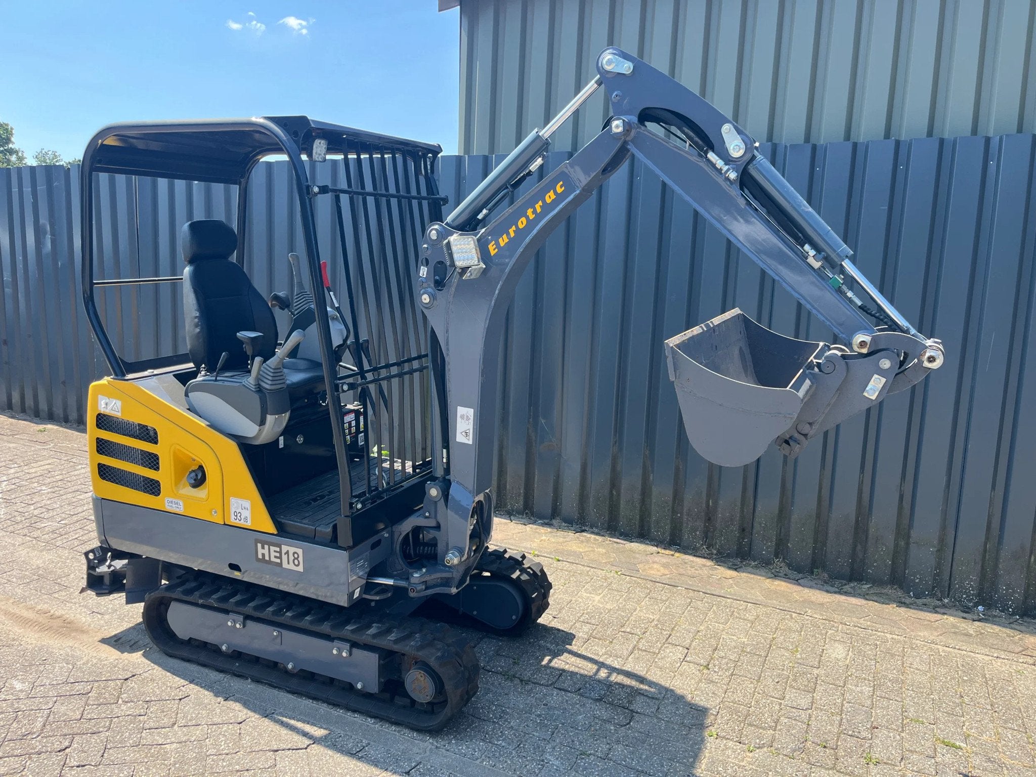 Eurotrac HE 18 Eurotrac (D1105) Kubota ( scherp geprijsd) ), Zakelijke goederen, Machines en Bouw | Kranen en Graafmachines, Graafmachine