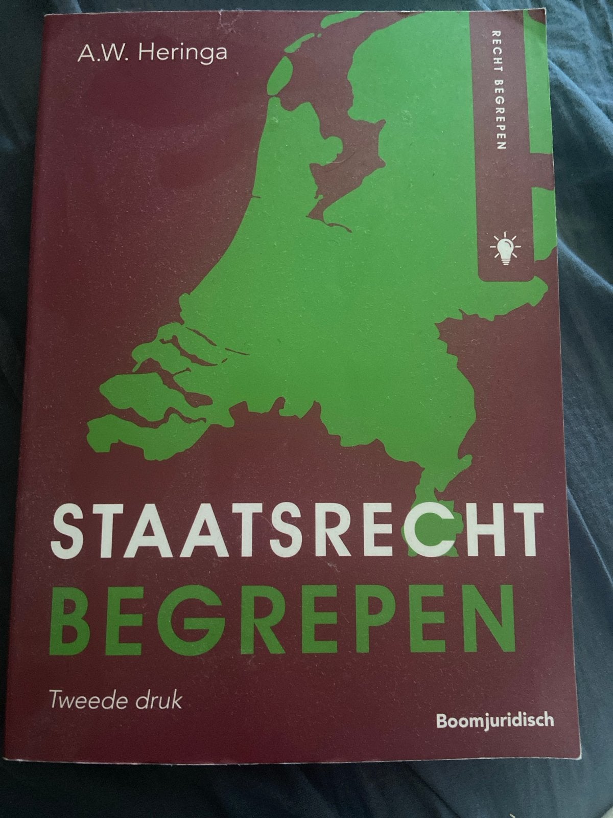 Staatsrecht Begrepen - A.W. Heringa (Tweede druk), Boeken, Ophalen of Verzenden, Gamma, Zo goed als nieuw, HBO