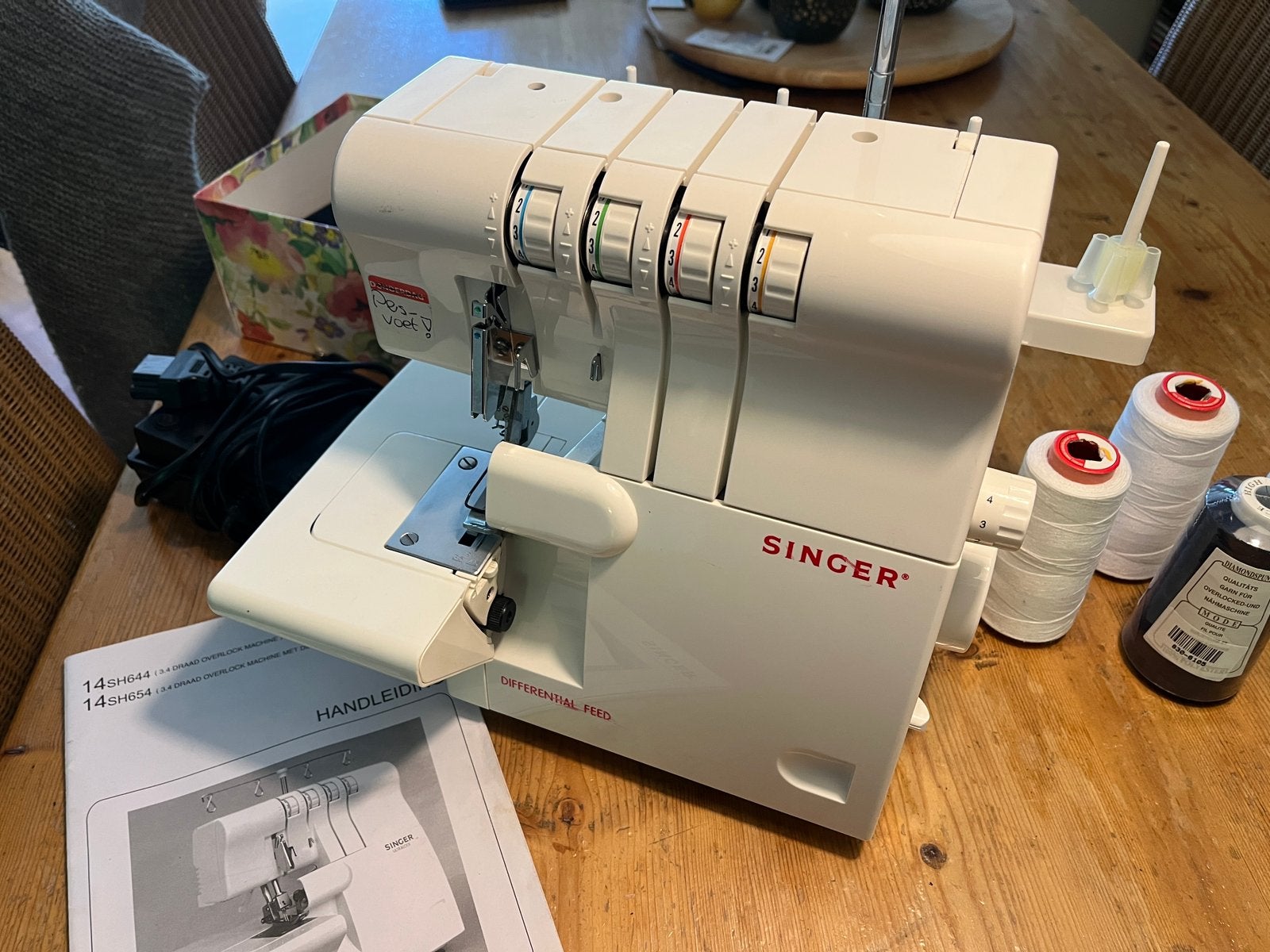 Singer overlock machine / lock machine, Ophalen, Gebruikt, Lockmachine, Singer