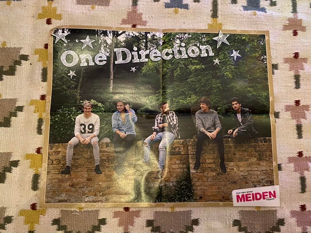 One Direction poster 1D, Ophalen of Verzenden, Gebruikt, Poster, Artwork of Schilderij