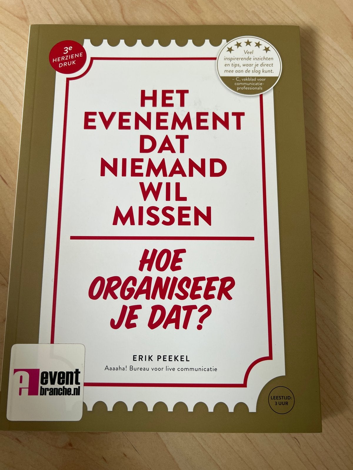 Erik Peekel - Het evenement dat niemand wil missen, Sociale wetenschap, Ophalen of Verzenden, Zo goed als nieuw, Erik Peekel