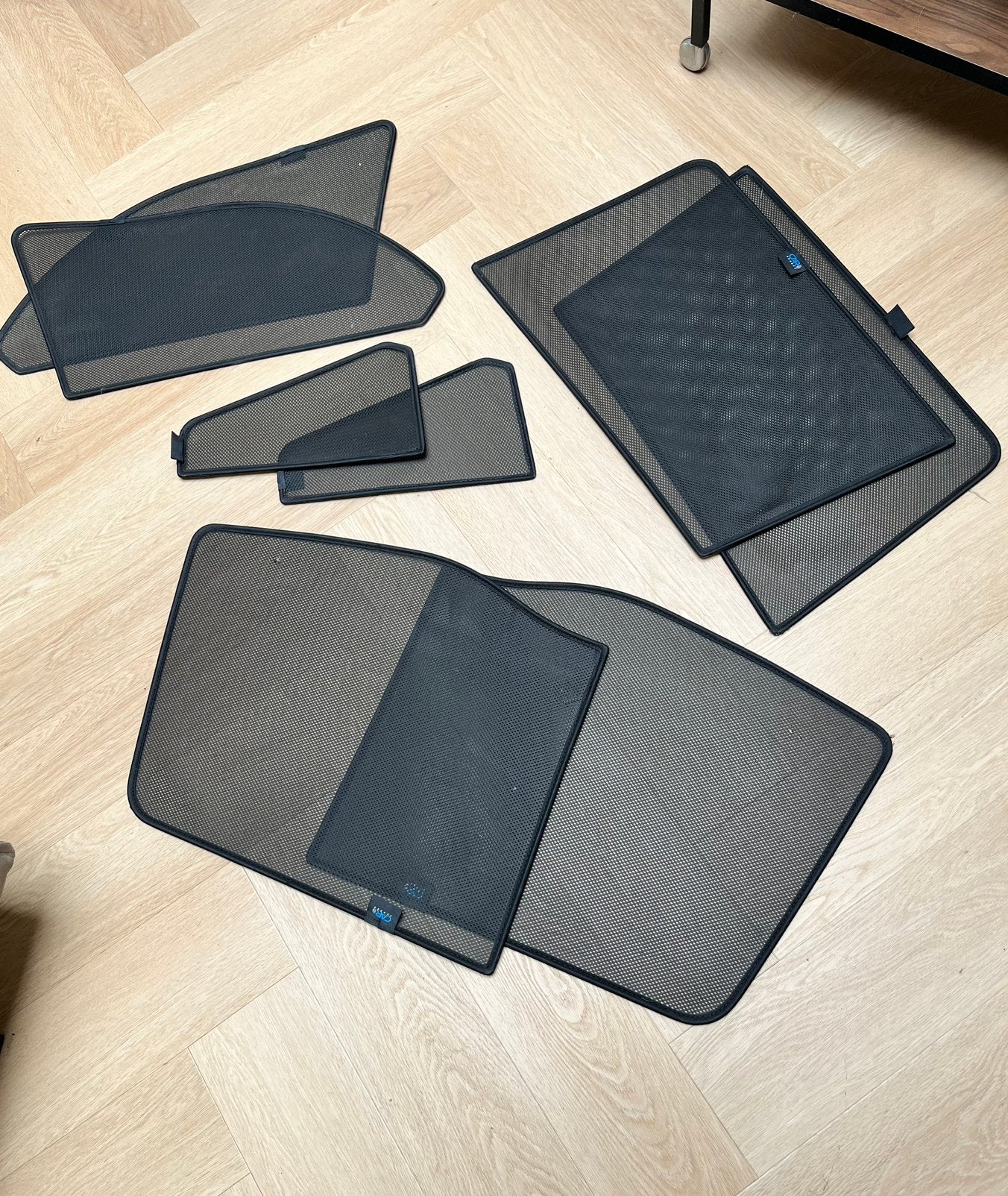 CAR SHADES zonneschermen set bmw 5 series touring, Ophalen, Gebruikt, BMW