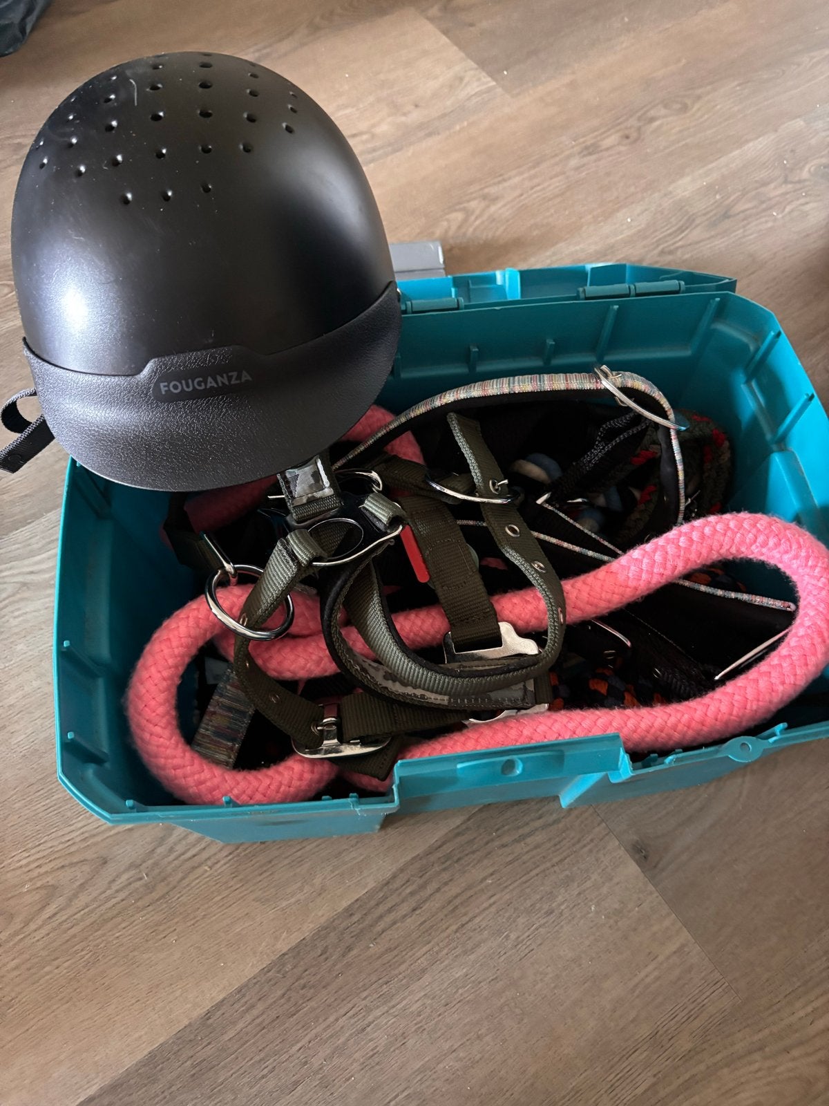 Cap, halsters en touwen, Dieren en Toebehoren, Paarden en Pony's | Overige Paardenspullen, Ophalen, Gebruikt