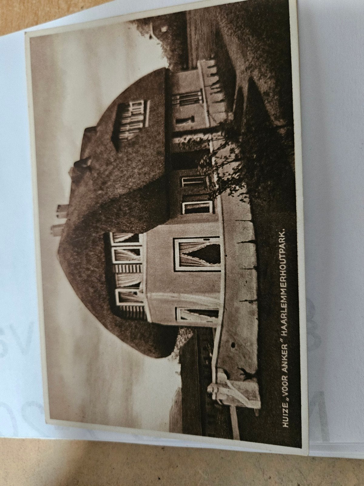 Oude Ansichtkaart: Huize "Voor Anker" Haarlemmerhoutpark, Ophalen of Verzenden, Voor 1920, Ongelopen, Noord-Holland
