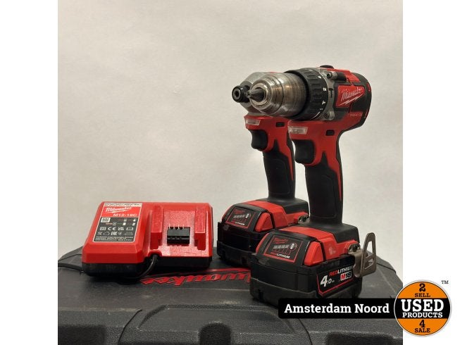 Milwaukee M18 CBLPP2A402C Combiset, Milwaukee, Zo goed als nieuw, Support@milwaukee.com, Milwaukee Electric Tool Corporation, 13135 W. 
Lisbon Road, Brookfield, WI 53005
USA