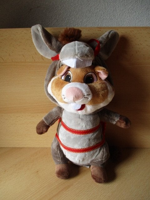 Efteling pluche  Hamster als Ezeltje-Strekje  28cm  AH, Ophalen of Verzenden, Zo goed als nieuw, Overige typen