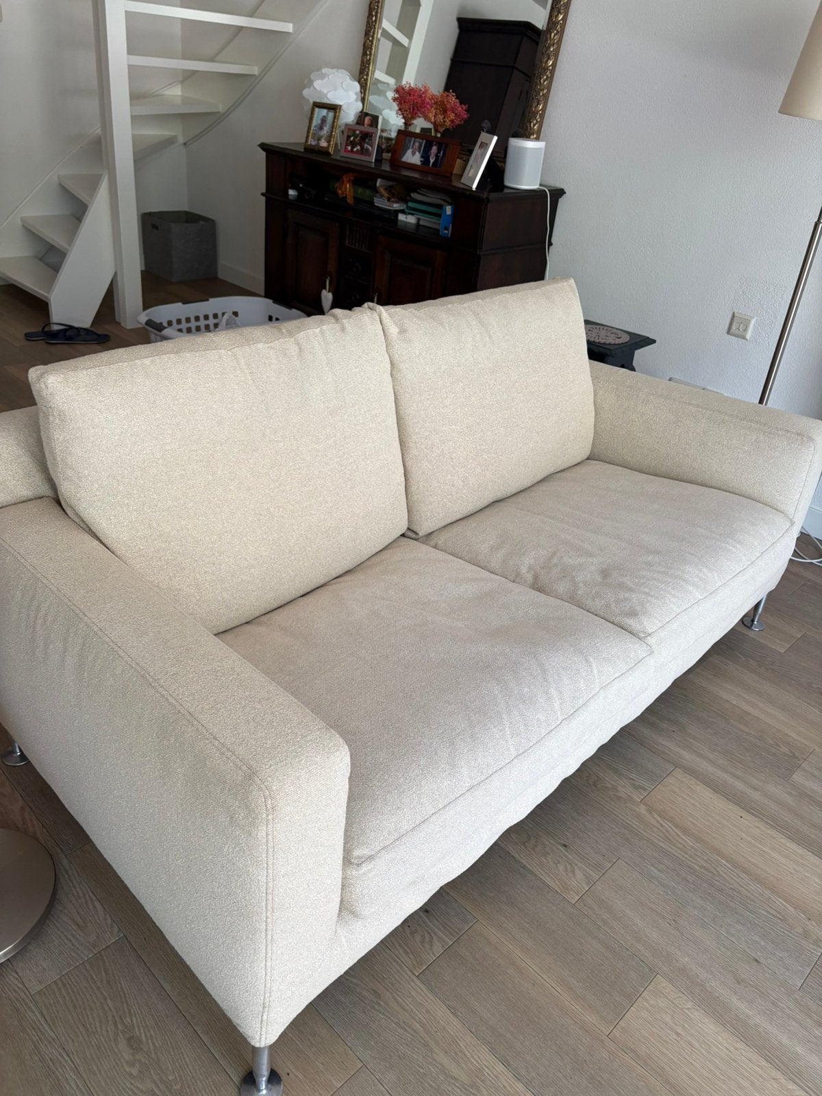 Gratis Design bank, Huis en Inrichting, Banken | Bankstellen, Ophalen, Gebruikt, 150 tot 200 cm, Tweepersoons
