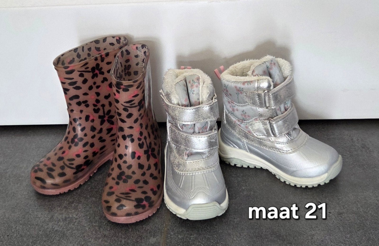 laarsjes mt 21, Gebruikt, Meisje, Ophalen of Verzenden, Laarsjes