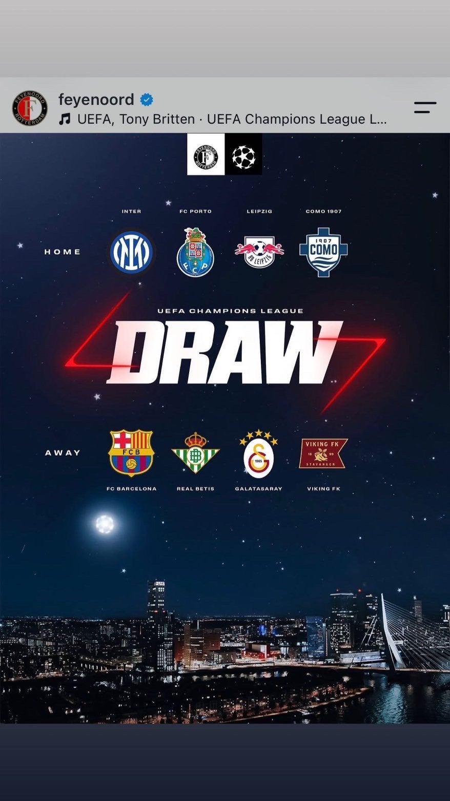 Feyenoord thuistickets Champions league, vak VV, Losse kaart, Twee personen, September, Europa of Champions League