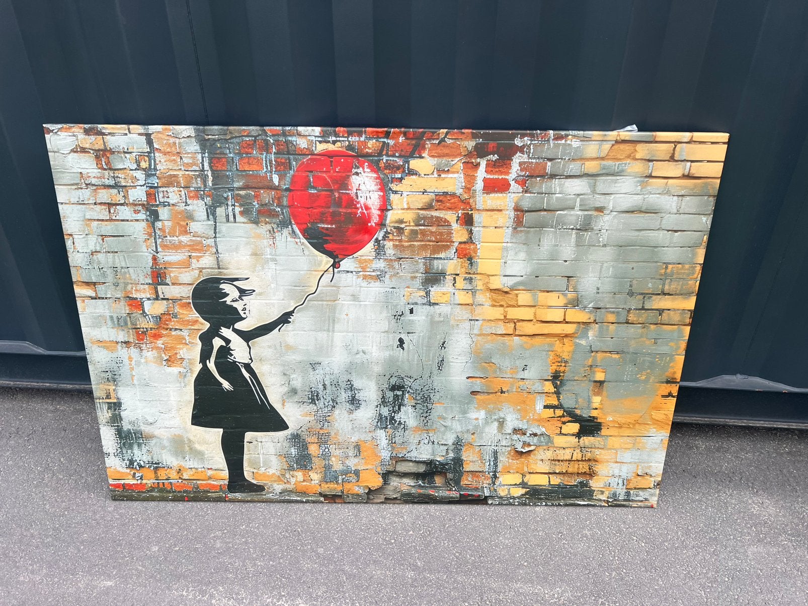 Canvas Banksy xl afhaal €15,/, Ophalen