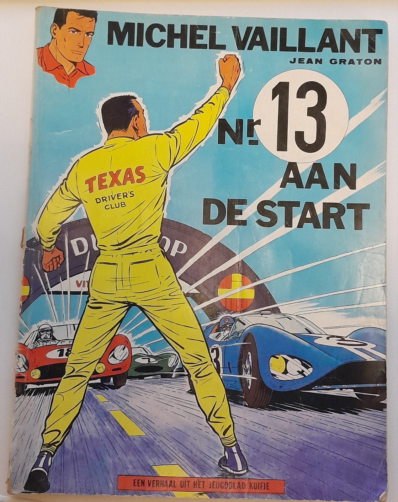 Michel Vaillant - Nr. 13 aan de start - Jean Graton, Eén stripboek, Ophalen of Verzenden, Gelezen, Jean Graton