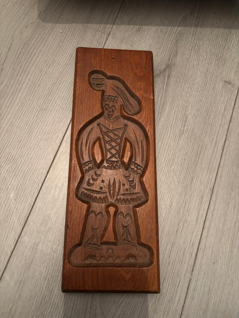 Antieke Speculaasplank - Traditionele Bakkerijvorm, Antiek en Kunst, Antiek | Keukenbenodigdheden, Ophalen of Verzenden