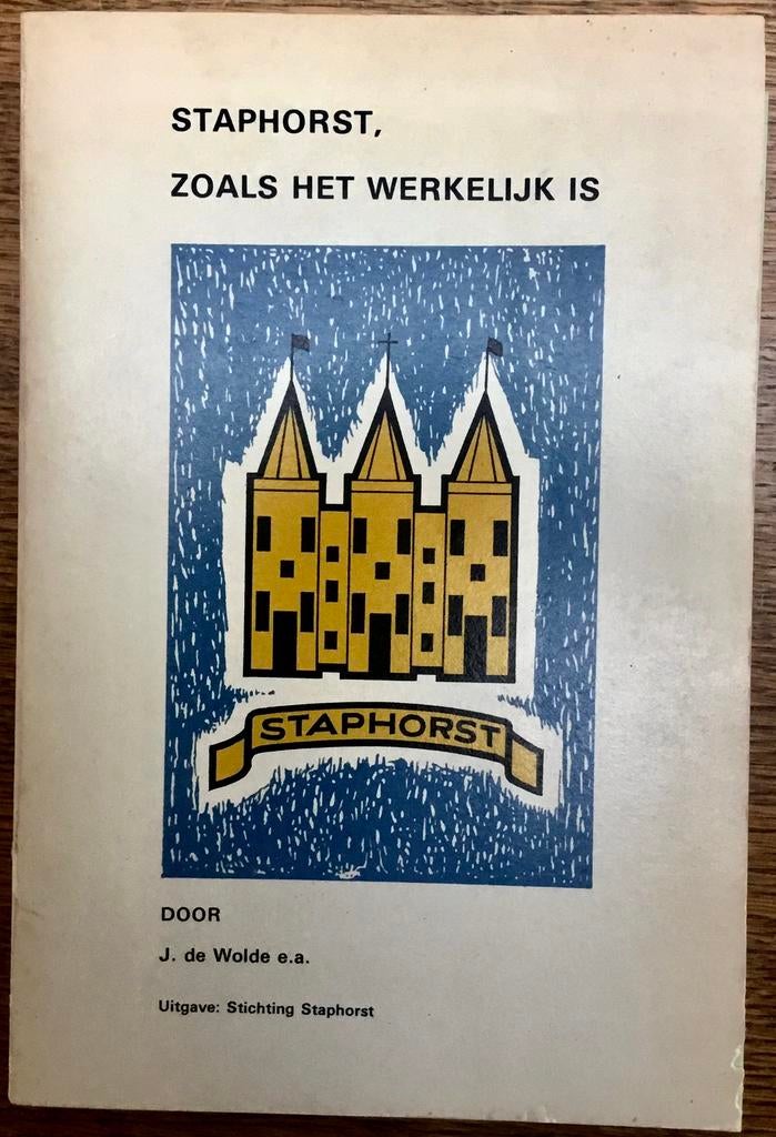 Gids - STAPHORST, ROUVEEN EN IJHORST, ZOALS HET  IS, 1978, Ophalen of Verzenden, 20e eeuw of later, Zo goed als nieuw