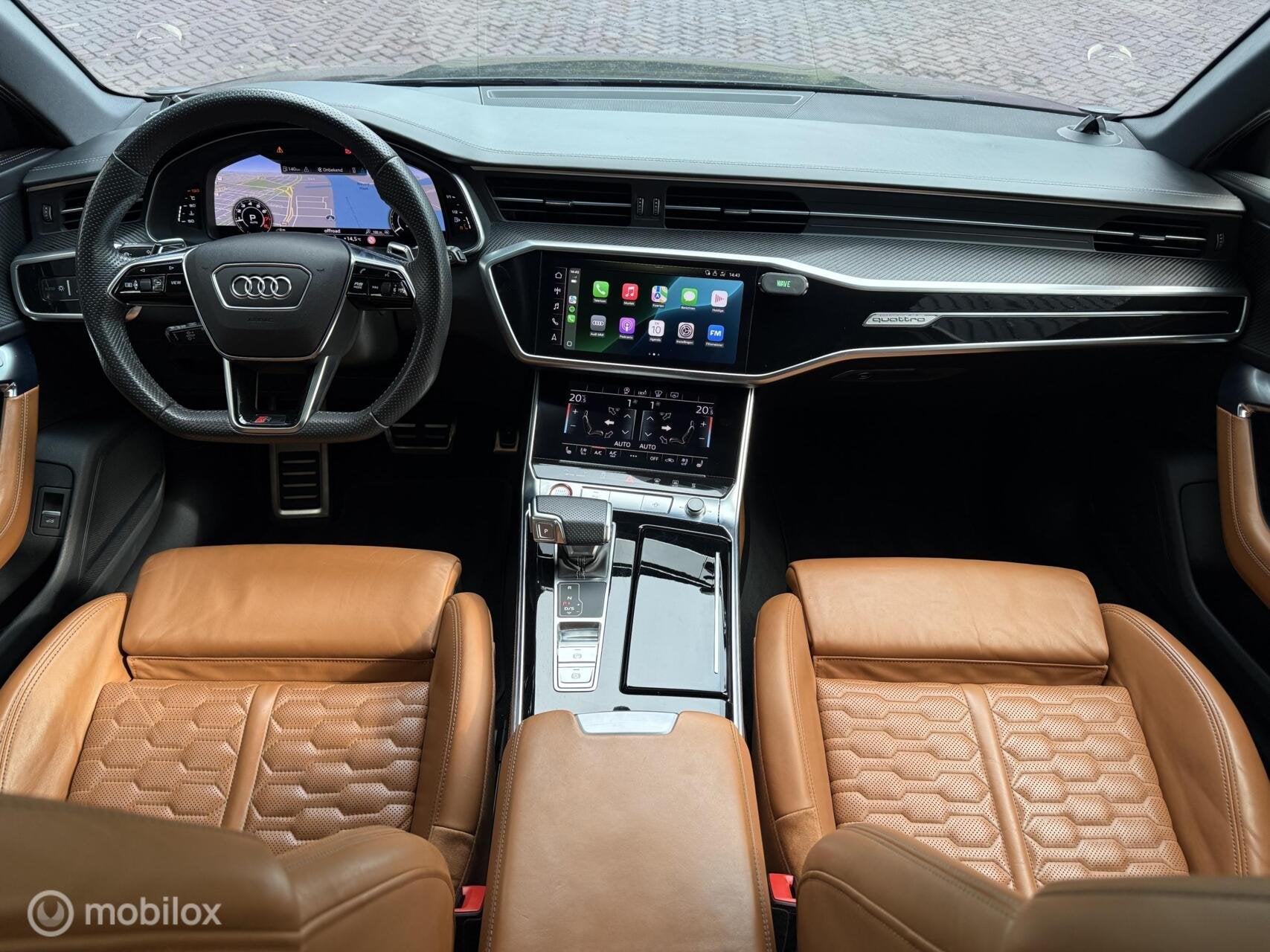 Audi A6 Avant RS 6 TFSI quattro|Pano|Keramisch|RS-Dynamic+, Auto's, Automaat, Gebruikt, 8 cilinders, 600 pk