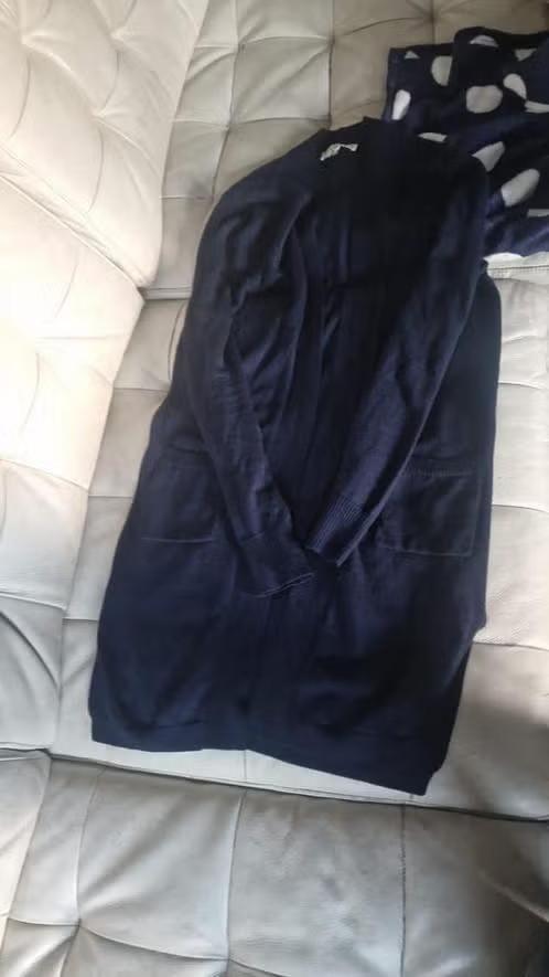 Lang zwart Vanity vest maat M, Kleding | Dames, Truien en Vesten, Ophalen of Verzenden, Zo goed als nieuw, Zwart