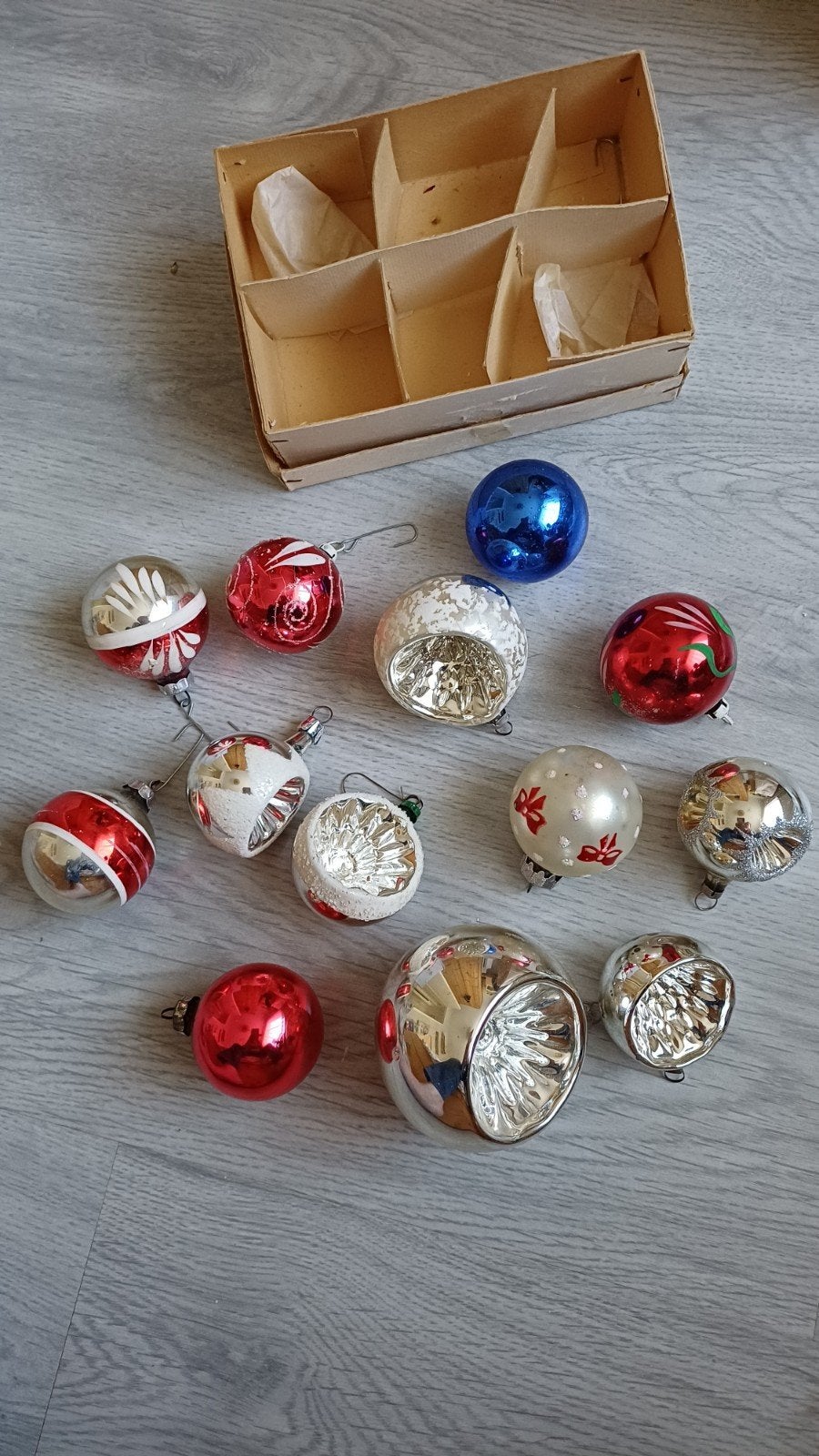 Oude kerstballen, Ophalen of Verzenden