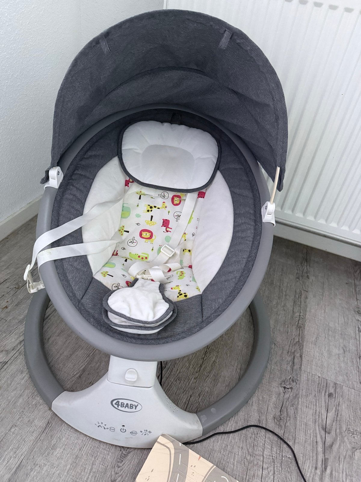 4BABY Wipstoel met gordel en verstelbare eigenschappen, Wipstoel, Ophalen, Overige merken, Met gordel(s) of riempje(s)