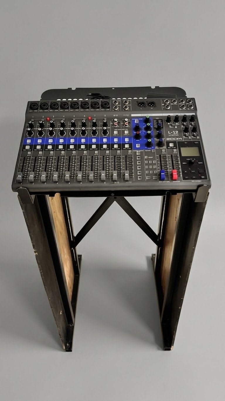 Zoom LiveTrak L-12 Digitale Mixer/Recorder incl. standaard, Muziek en Instrumenten, Ophalen, Zo goed als nieuw, 10 tot 20 kanalen