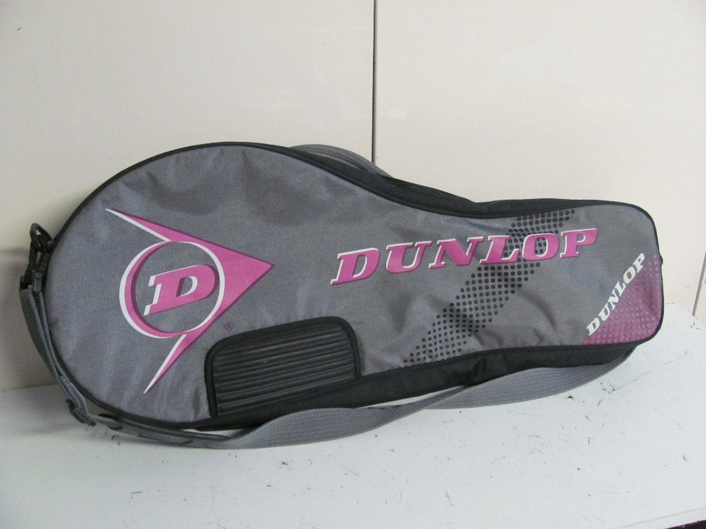 Dunlop tennistas roze/grijs met 2 grote ritsvakken, Ophalen of Verzenden, Zo goed als nieuw, Tas, Dunlop