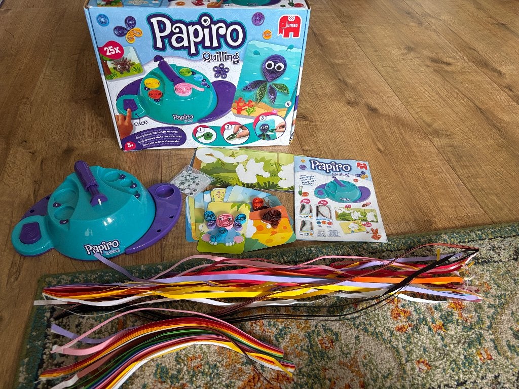 Jumbo papiro quilling set, Ophalen, Gebruikt, Educatief, Knutselset