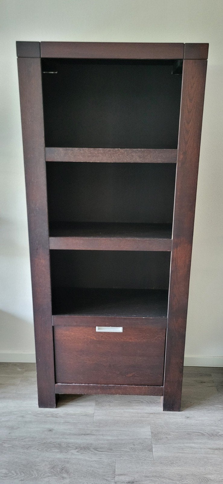 Wandkast | Eiken | Wengé, Ophalen, Gebruikt, Eikenhout, 150 tot 200 cm